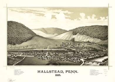 Hallstead PA 1887