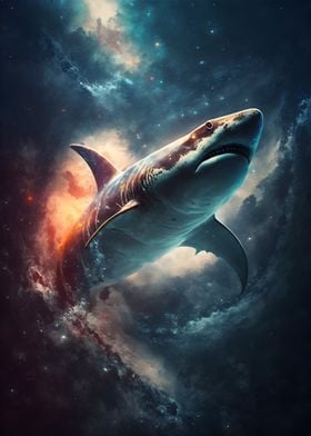 Floating with Space Sharks