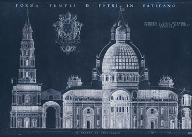 Vatican basilica blueprint