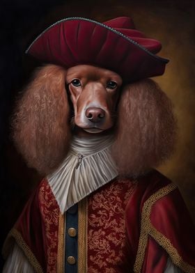 Red Poodle Gentleman