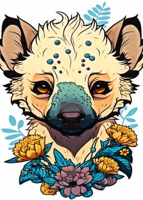 Painting Decoration hyenas