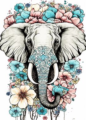 Paint Decoration Elephant