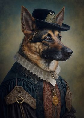 German Shepherd Gentleman