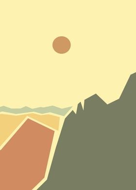 minimalist mountain