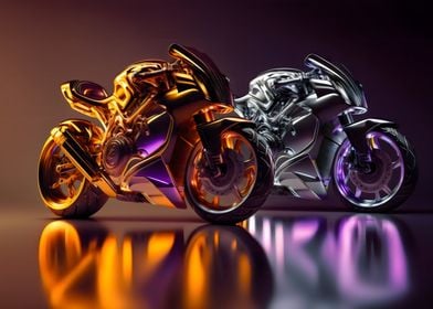 neon motorcycle 009