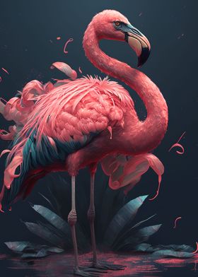 Flamingo Posters Online - Shop Unique Metal Prints, Pictures, Paintings