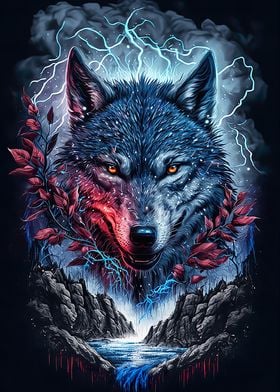 Painted Wolf Artwork