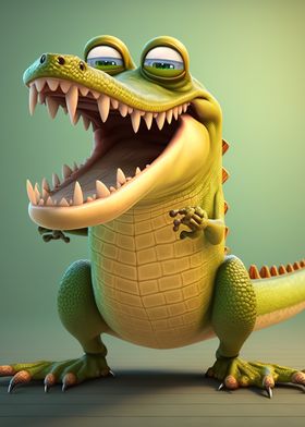 crocodile cute animal