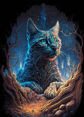 Mystical Savannah Cat