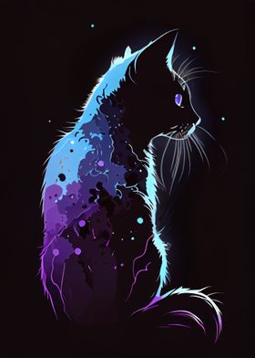 Neon Cat 1