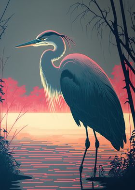 Beautiful heron 