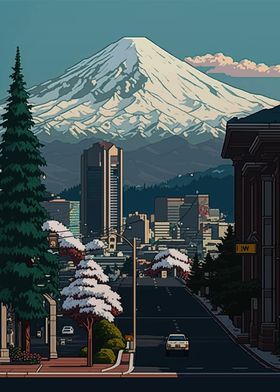 Tacoma Pixel art