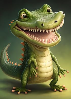 crocodile cute animal