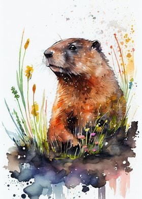 Groundhog Marmot Color