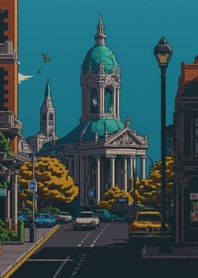 Dunedin Pixel art