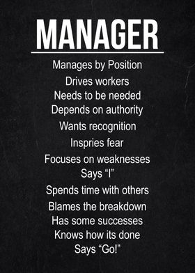 Manager definition