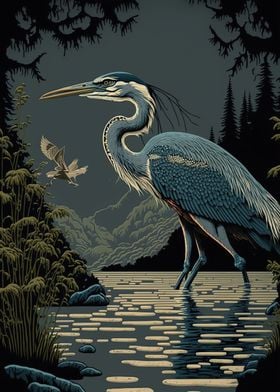 Beautiful heron 