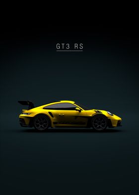 2022 Porsche GT3 RS Yellow