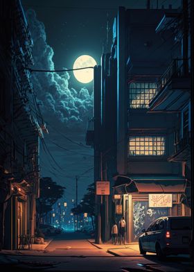 Anime street view