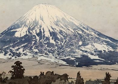 Ukiyo e Fuji 1929