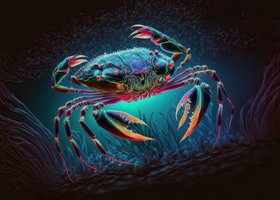 Crab neon