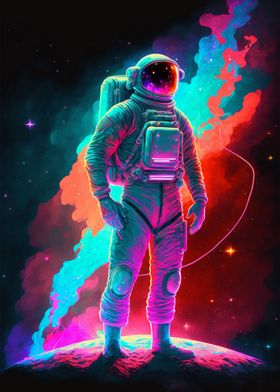 Astronaut on Moon