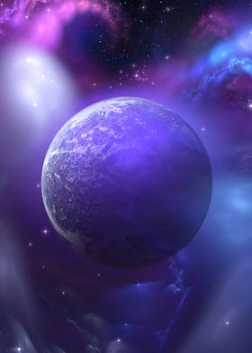 Blue Purple Planet