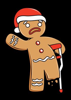 Gingerbreadman Broken Leg