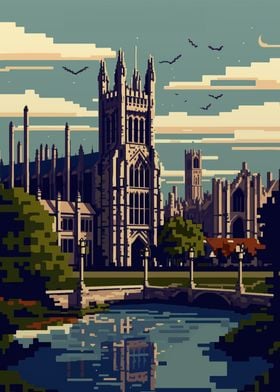 Cambridge Pixel art