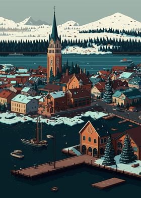 Stersund Pixel art