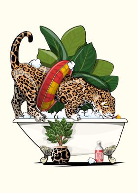 Jaguar in the Bathroom