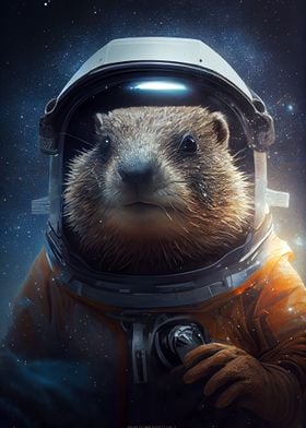 Groundhog Marmot Astronaut