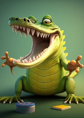 crocodile cute animal