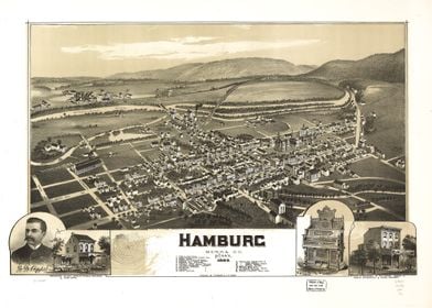 Hamburg PA 1889