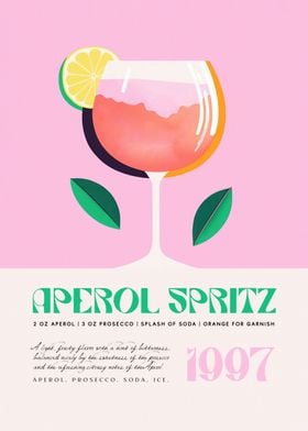 Aperol Spritz 1997 Poster