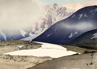 Ukiyo e Tateyama Betsuzan