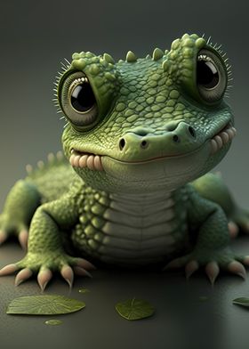 crocodile cute animal