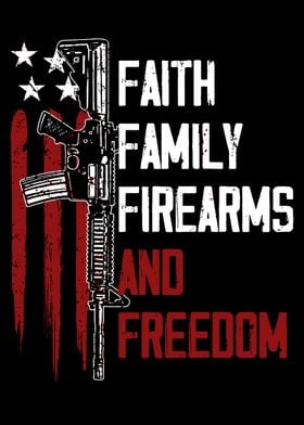 American Flag Freedom Gun