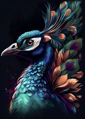 Peacock Colorful