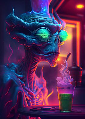 Trippy Sci Fi Grandpa