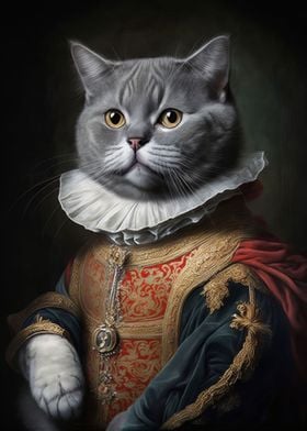 British Shorthair Cat King