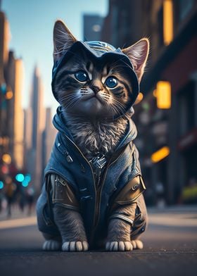 Cute Kitten Streetwear 1