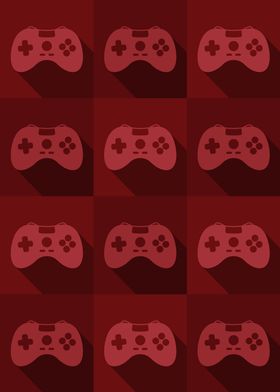 Gamer Controllers Red