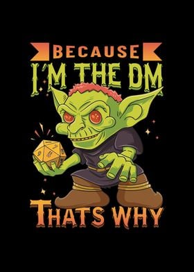 DM Goblin Orc D20 Dice