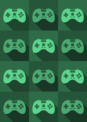 Gamer Controllers Green