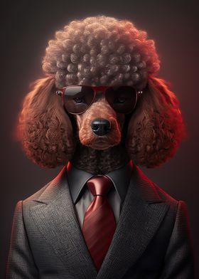 Red Poodle Mafia Boss