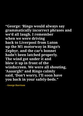 George harrison quotes 