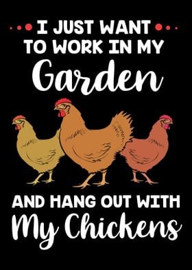 Garden And Chickens