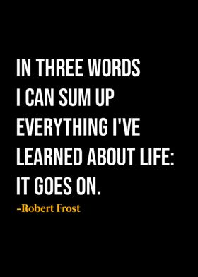 Robert Frost Quote 