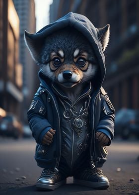 Cute Wolf Streetwear 2